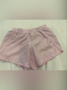 Nike Light Pink Athletic Shorts with Elastic Waistband